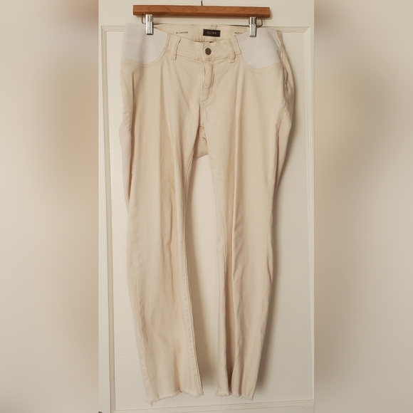 Maternity Hatch + Vintage Patti Denim Jeans - Set Of 3 Blue, Ivory, Black - Picture 9 of 16